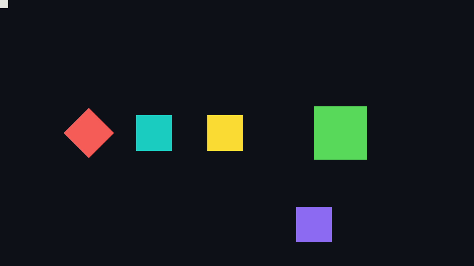 Graphics state stack, Apple render